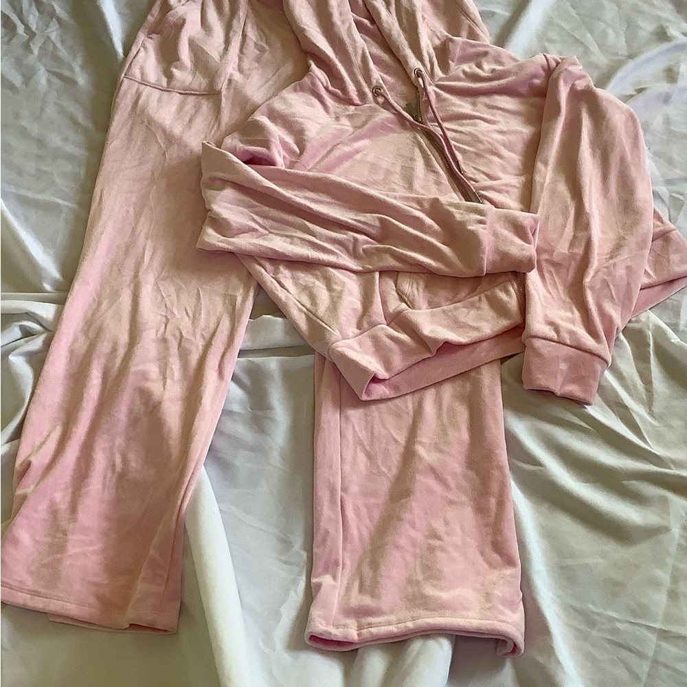 Soft Pink Women's Track Suit Set